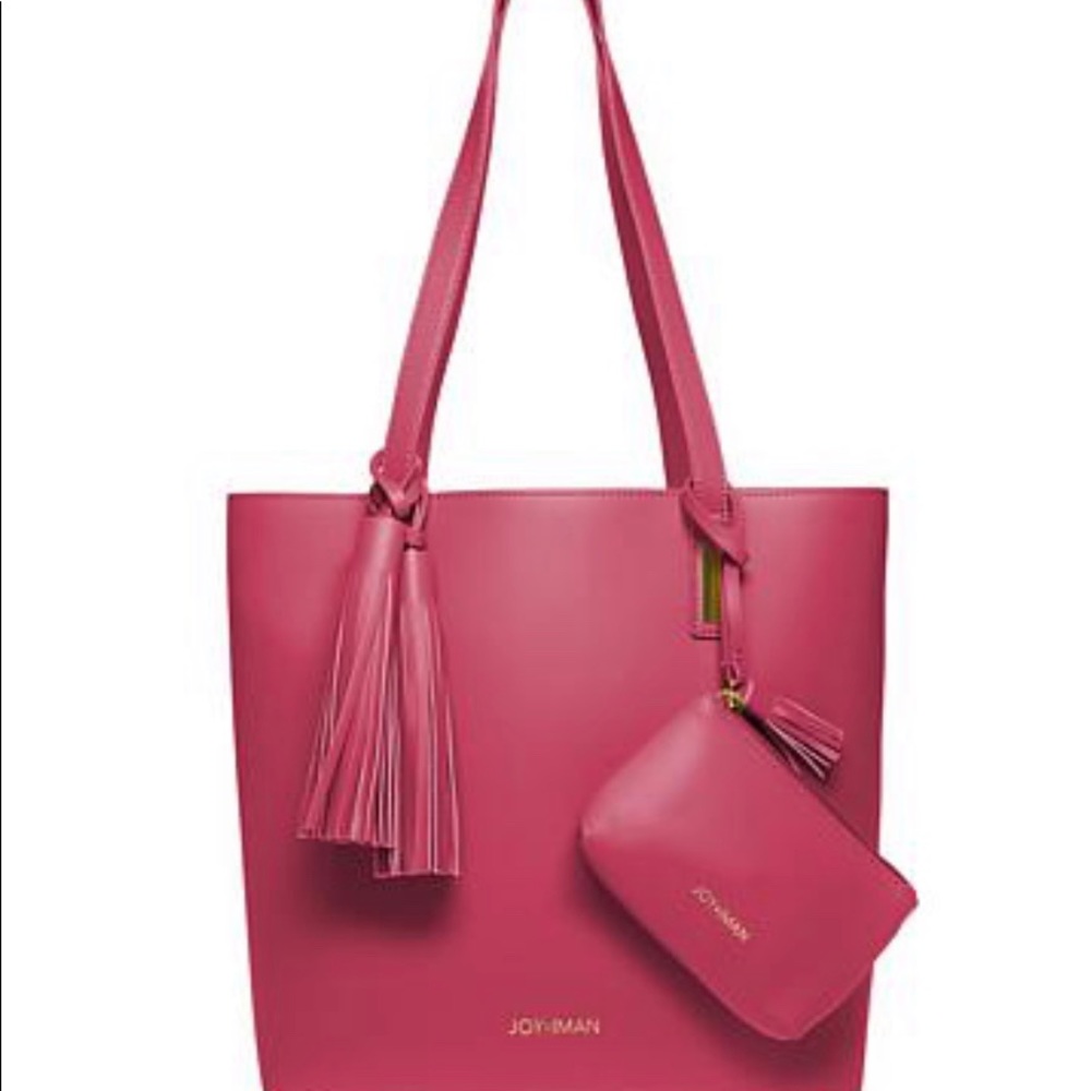 Joy & Iman pink purse